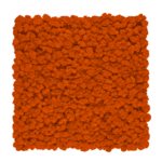 Panel ścienny z mchu fińskiego orange 50x50cm